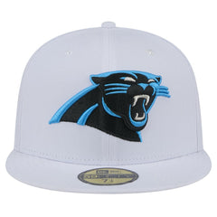 Carolina Panthers New Era Omaha 59FIFTY Fitted Hat - White - NFL