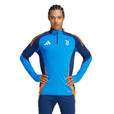 Adidas - Juventus 2024/25 AEROREADY Raglan Quarter-Zip Training Top - Blue