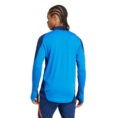 Adidas - Juventus 2024/25 AEROREADY Raglan Quarter-Zip Training Top - Blue