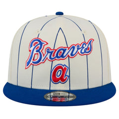 Atlanta Braves New Era Jersey Pinstripe 9FIFTY Snapback Hat for sale