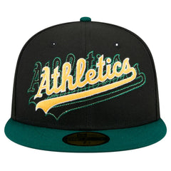 Athletics New Era Shadow Stitch 59FIFTY Fitted Hat for sale