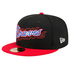 Atlanta Braves New Era Shadow Stitch 59FIFTY Fitted Hat Discount