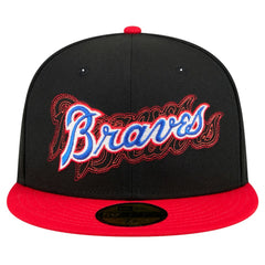 Atlanta Braves New Era Shadow Stitch 59FIFTY Fitted Hat Discount