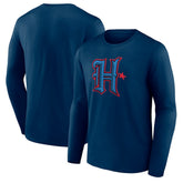 Houston Texans Secondary Logo Long Sleeve T-Shirt - Navy - NFL