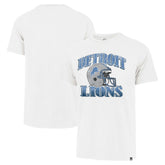 Detroit Lions '47 Overrun Franklin Throwback T-Shirt - Cream - 47 brand