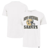 New Orleans Saints '47 Overrun Franklin Throwback T-Shirt - Cream - 47 brand