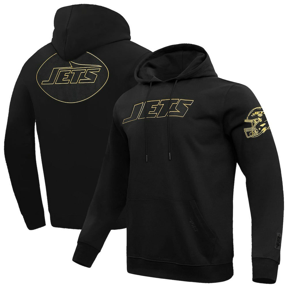 New York Jets Pro Standard Classic Chenille Pullover Hoodie - Black - NFL