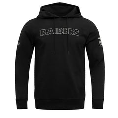 Las Vegas Raiders Pro Standard Classic Chenille Pullover Hoodie - Black - NFL
