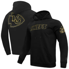 Kansas City Chiefs Pro Standard Classic Chenille Pullover Hoodie - Black - NFL