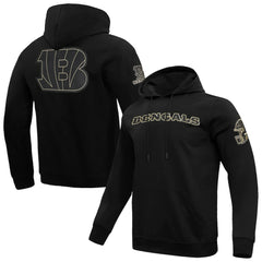 Cincinnati Bengals Pro Standard Classic Chenille Pullover Hoodie - Black - NFL