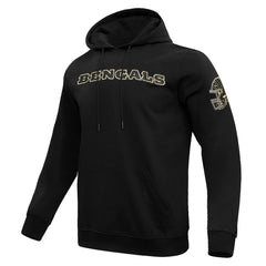 Cincinnati Bengals Pro Standard Classic Chenille Pullover Hoodie - Black - NFL