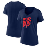 Boston Red Sox Women's Like a BOS V-Neck T-Shirt for sale