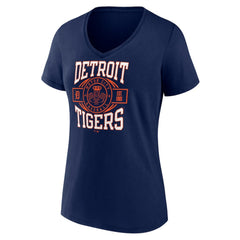 Detroit Tigers Women's Motor City Baseball V-Neck T-Shirt Sale