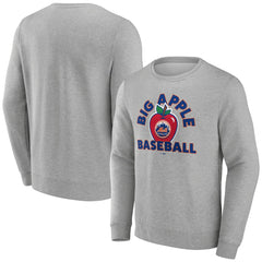 New York Mets Big Apple Baseball Pullover Sweatshirt Discount