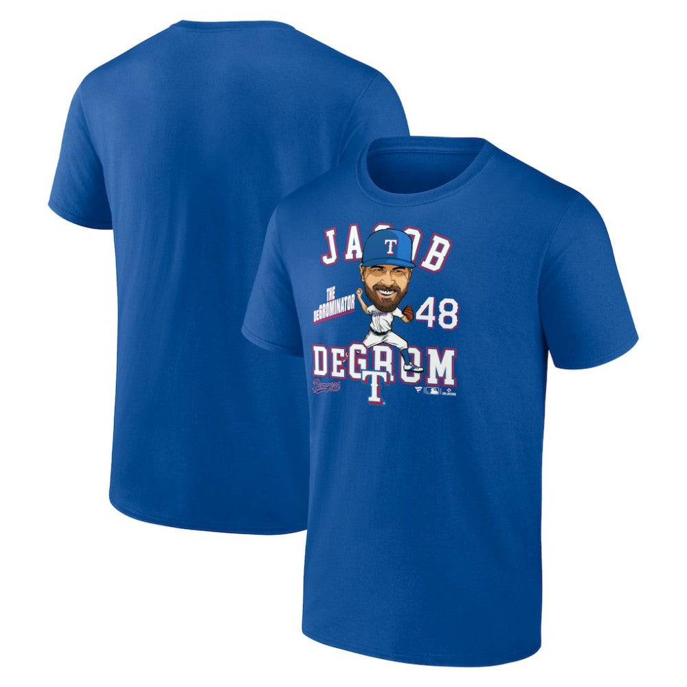 Jacob deGrom Texas Rangers Caricature T-Shirt Online