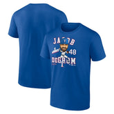 Jacob deGrom Texas Rangers Caricature T-Shirt Online