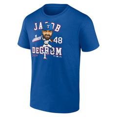 Jacob deGrom Texas Rangers Caricature T-Shirt Online