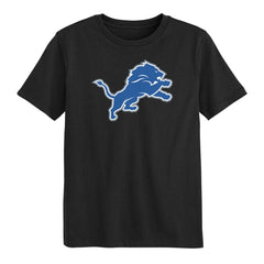 Detroit Lions Preschool Primary Logo T-Shirt - Black - NFL