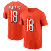 Caleb Williams Chicago Bears Name & Number T-Shirt - Orange - Nike