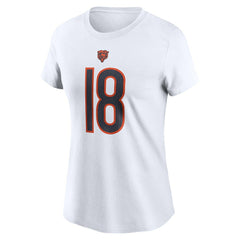 Caleb Williams Chicago Bears Women's Name & Number T-Shirt - White - Nike