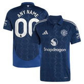 Adidas - Manchester United 2024/25 Away Replica Custom Jersey - Navy