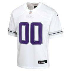 Minnesota Vikings Youth Alternate Custom Game Jersey - White - Nike