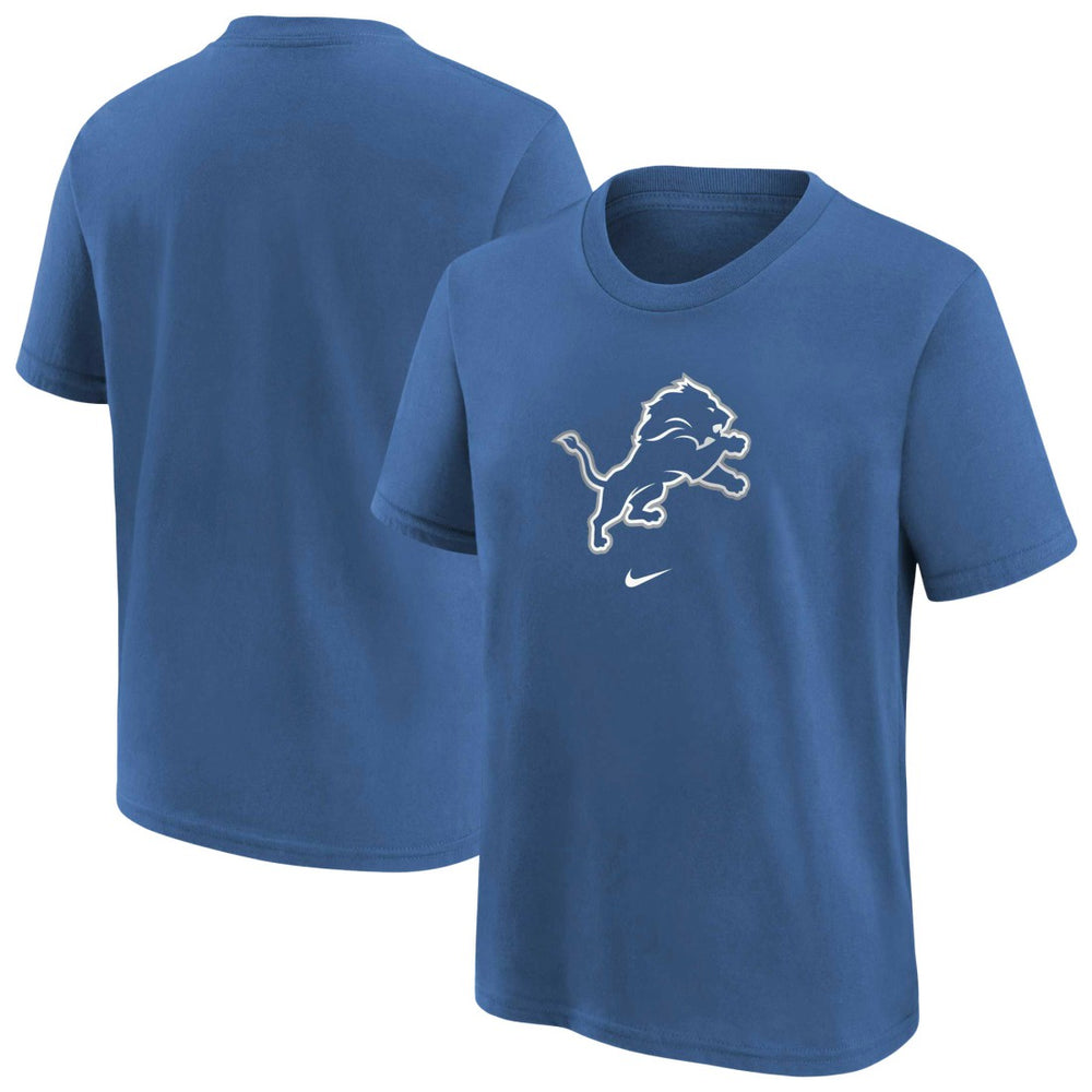 Detroit Lions Youth Logo T-Shirt - Blue - Nike