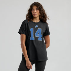 Amon-Ra St. Brown Detroit Lions Women's Player Name & Number T-Shirt - Black - Nike
