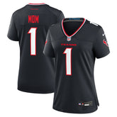 Houston Texans Women's #1 Mom Game Jersey - Navy - Nike