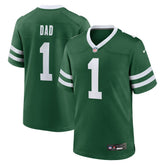 New York Jets #1 Dad Game Jersey - Legacy Green - Nike