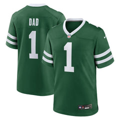 New York Jets #1 Dad Game Jersey - Legacy Green - Nike