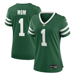 New York Jets Women's #1 Mom Game Jersey - Legacy Green - Nike