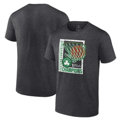 Fanatics Boston Celtics 2024 Eastern Conference Champions Full Court Trap T-Shirt Heather Charcoal