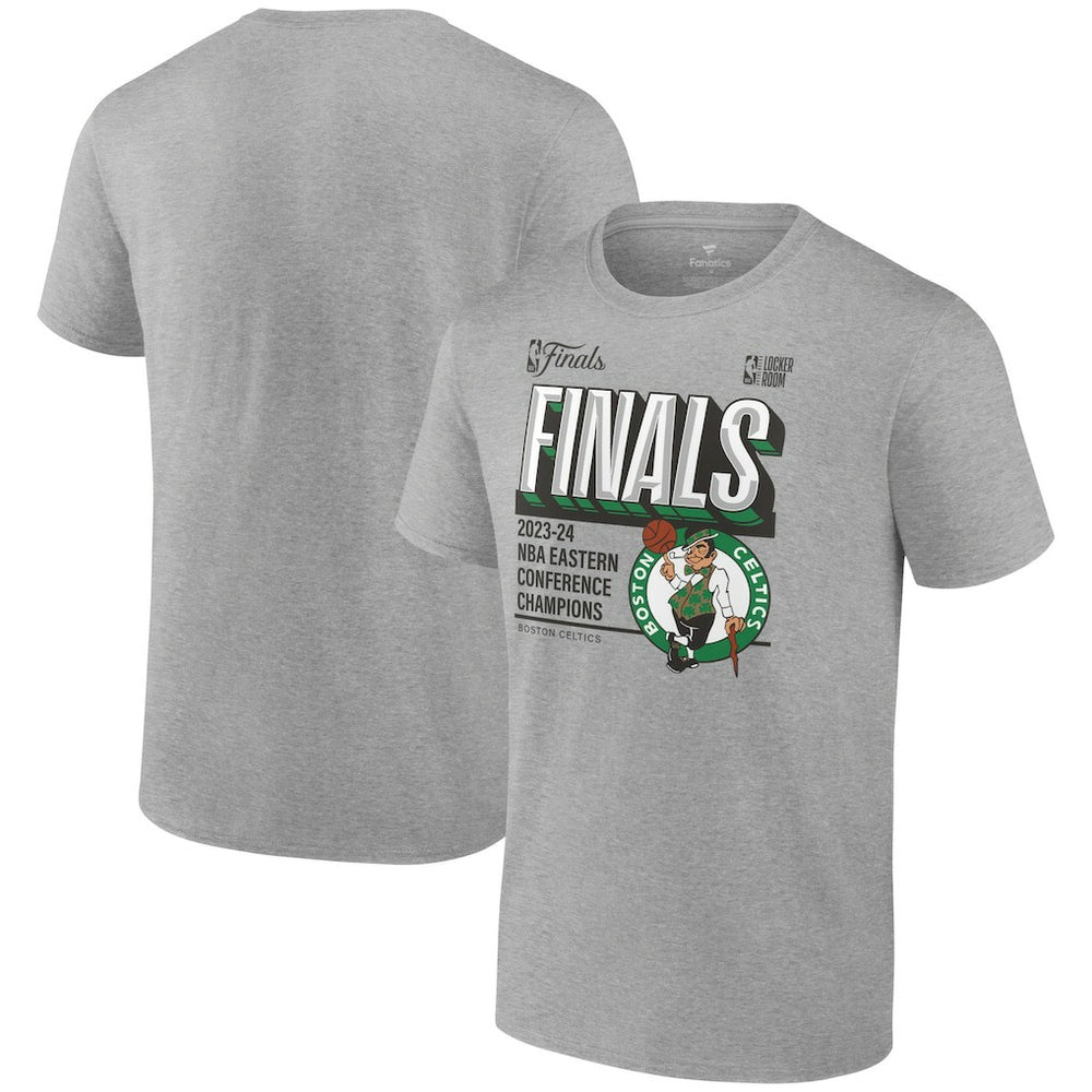 Fanatics Boston Celtics 2024 Eastern Conference Champions Locker Room Post Up Move T-Shirt Steel