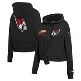 Arizona Cardinals Pro Standard Women's Split Logo Full-Zip Hoodie - Black - NFL