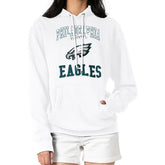 Philadelphia Eagles G-III 4Her by Carl Banks Women's Team Logo Graphic Fleece Tri-Blend Pullover Hoodie - White - NFL