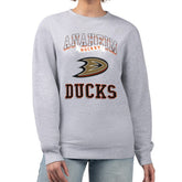 Anaheim Ducks G-III 4Her by Carl Banks Women's Team Logo Tri-Blend Fleece Pullover Sweatshirt - Heather Gray | NHL discount