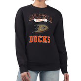 Anaheim Ducks G-III 4Her by Carl Banks Women's Team Logo Tri-Blend Fleece Pullover Sweatshirt - Black | NHL online