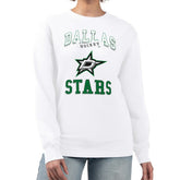 Dallas Stars G-III 4Her by Carl Banks Women's Team Logo Tri-Blend Fleece Pullover Sweatshirt - White | NHL discount