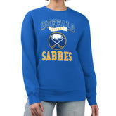 Buffalo Sabres G-III 4Her by Carl Banks Women's Team Logo Tri-Blend Fleece Pullover Sweatshirt - Royal | NHL discount
