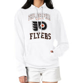 Philadelphia Flyers G-III 4Her by Carl Banks Women's Team Logo Tri-Blend Fleece Pullover Hoodie - White | NHL on sale