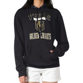 Vegas Golden Knights G-III 4Her by Carl Banks Women's Team Logo Tri-Blend Fleece Pullover Hoodie - Black | NHL Clearance