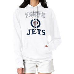 Winnipeg Jets G-III 4Her by Carl Banks Women's Team Logo Tri-Blend Fleece Pullover Hoodie - White | NHL near me