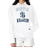 Seattle Kraken G-III 4Her by Carl Banks Women's Team Logo Tri-Blend Fleece Pullover Hoodie - White | NHL online