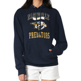 Nashville Predators G-III 4Her by Carl Banks Women's Team Logo Tri-Blend Fleece Pullover Hoodie - Navy | NHL sale