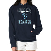 Seattle Kraken G-III 4Her by Carl Banks Women's Team Logo Tri-Blend Fleece Pullover Hoodie - Deep Sea Blue | NHL sale