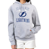 Tampa Bay Lightning G-III 4Her by Carl Banks Women's Team Logo Tri-Blend Fleece Pullover Hoodie - Heather Gray | NHL on sale