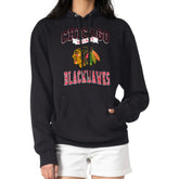 Chicago Blackhawks G-III 4Her by Carl Banks Women's Team Logo Tri-Blend Fleece Pullover Hoodie - Black | NHL discount