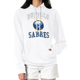 Buffalo Sabres G-III 4Her by Carl Banks Women's Team Logo Tri-Blend Fleece Pullover Hoodie - White | NHL on sale