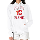 Calgary Flames G-III 4Her by Carl Banks Women's Team Logo Tri-Blend Fleece Pullover Hoodie - White | NHL discount
